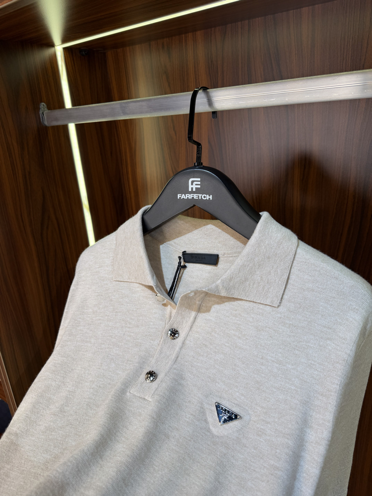 Prada Polo Yaka Premium Triko Tshirt T-1