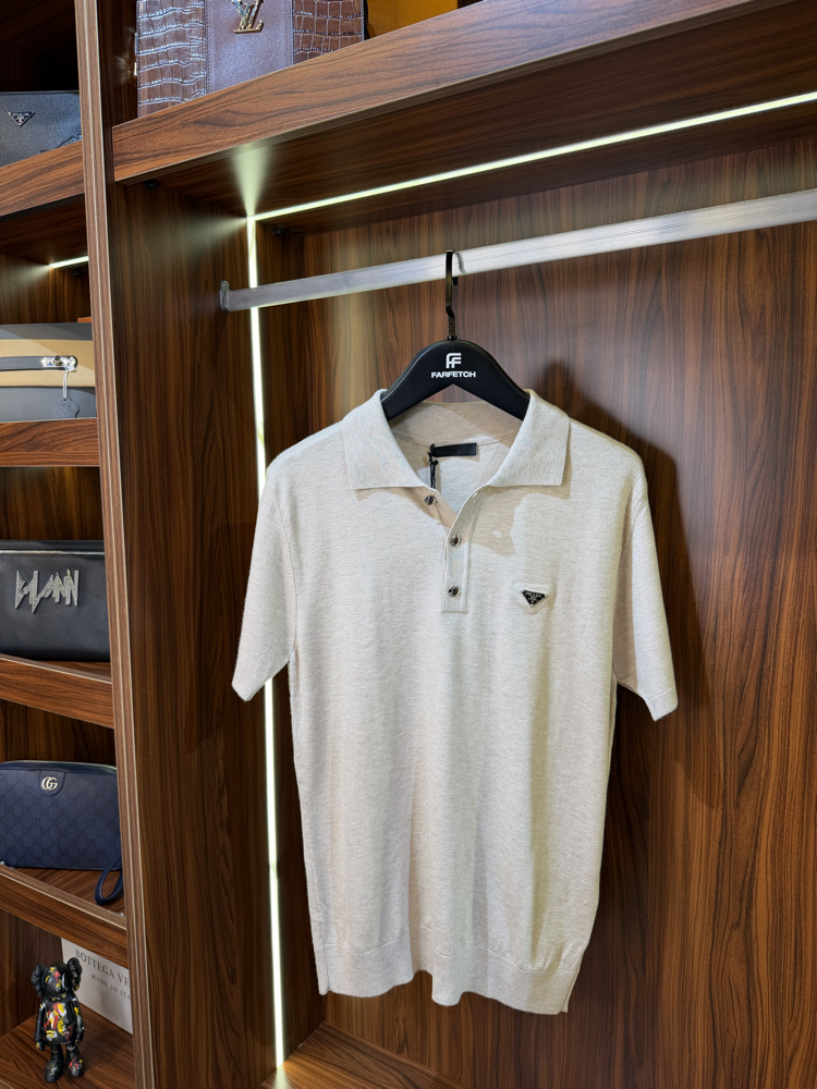Prada Polo Yaka Premium Triko Tshirt T-1