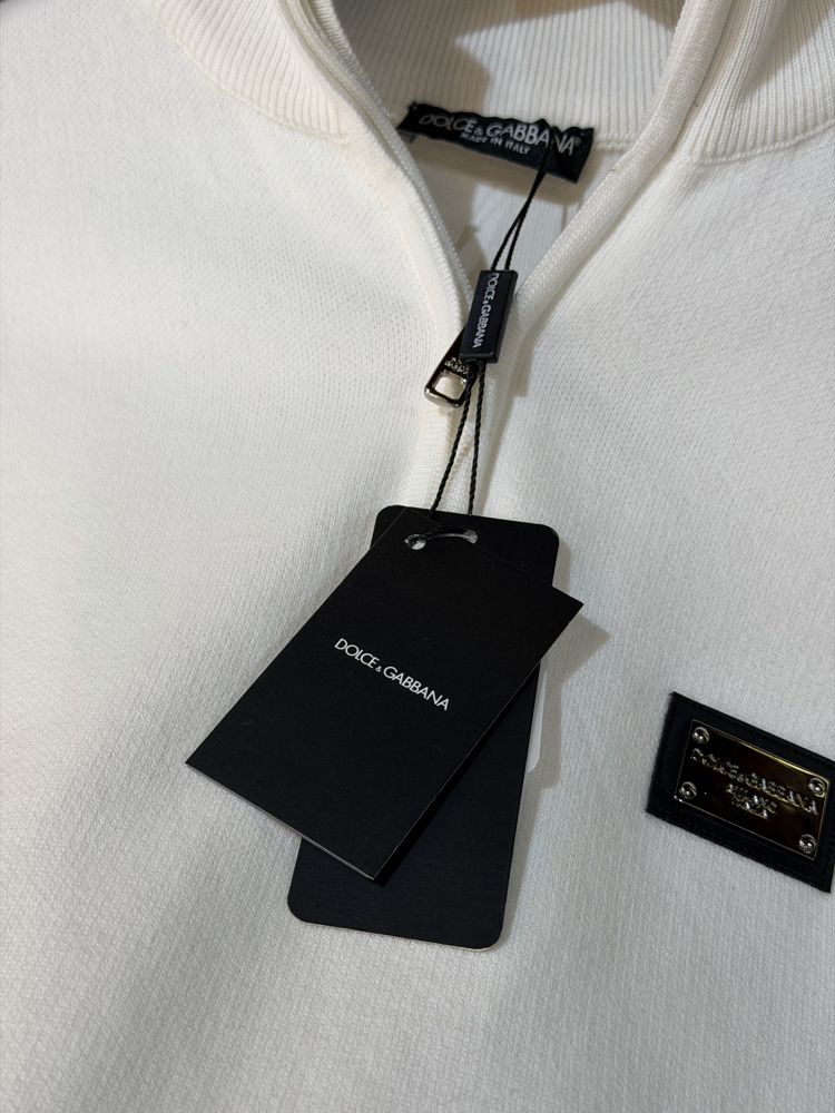 Dolce Gabbana Yarım Fermuarlı Premium Sweatshirt T-1