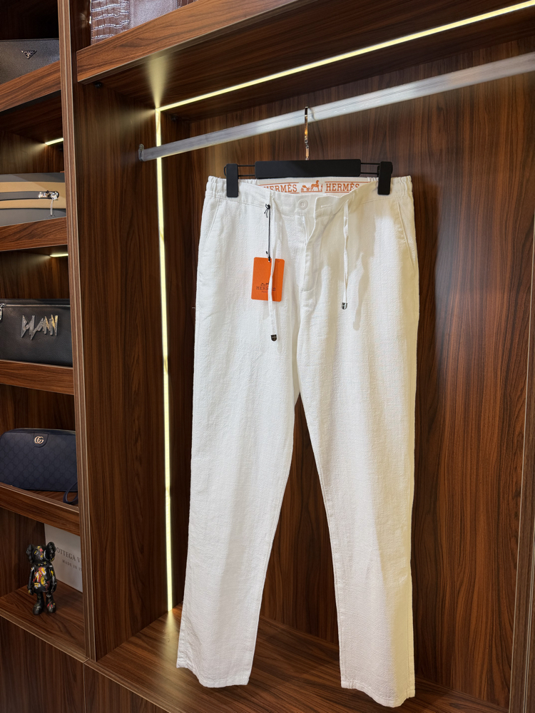Hermes Premium Keten Pantolon T-1