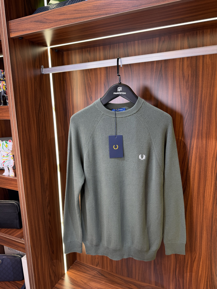 FRED PERRY Premium Pamuk Sweatshirt T-1