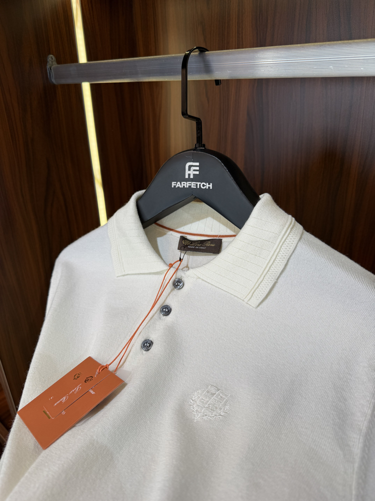 Loro Piana Polo Yaka Premium Triko T-1