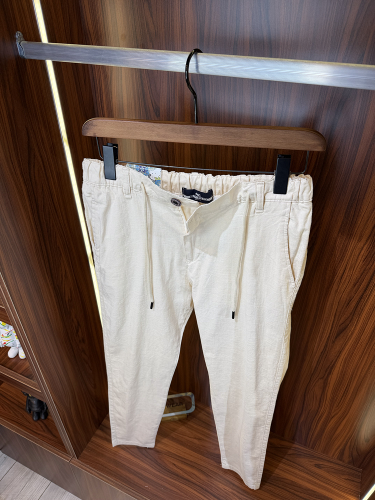 ETRO Premium Keten Pantolon T-1