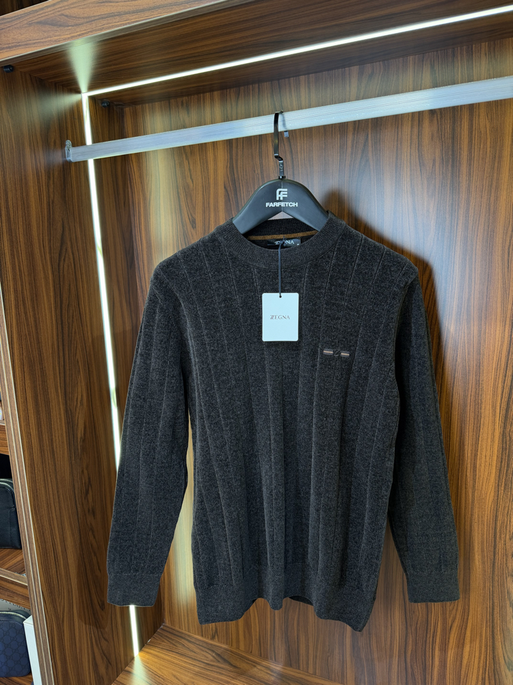 Zegna Premium Pamuk Sweatshirt T-1