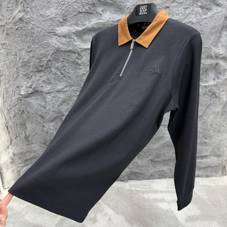 Zegna Yarım Fermuarlı Sweatshirt