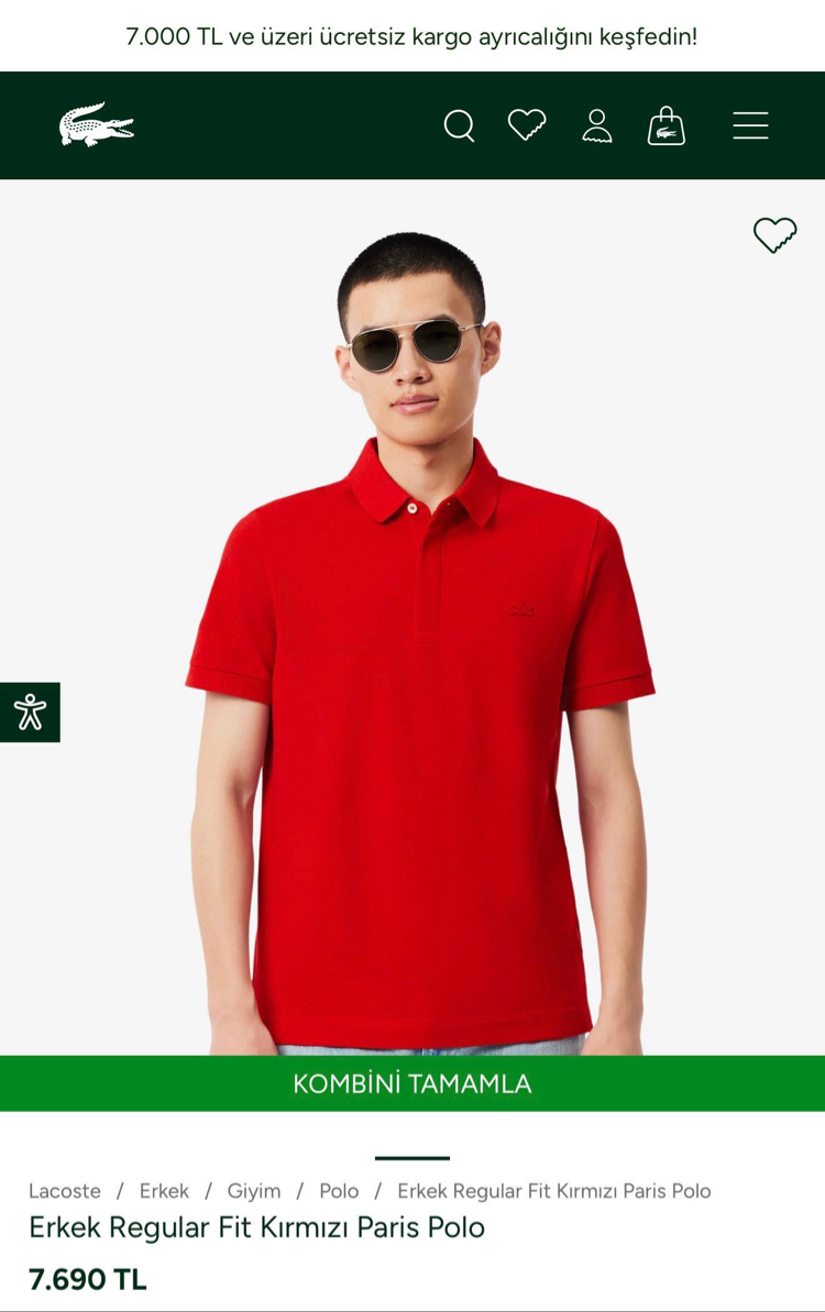 Lacoste Polo Yaka Tişört