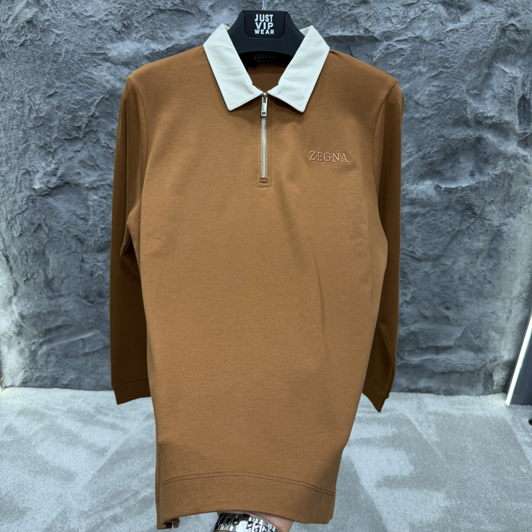 Zegna Yarım Fermuarlı Sweatshirt