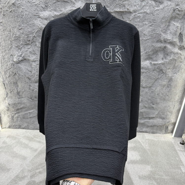 Calvin Klein Yarım Fermuarlı Sweatshirt