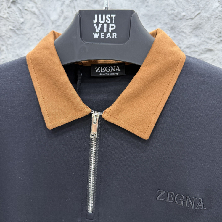 Zegna Yarım Fermuarlı Sweatshirt