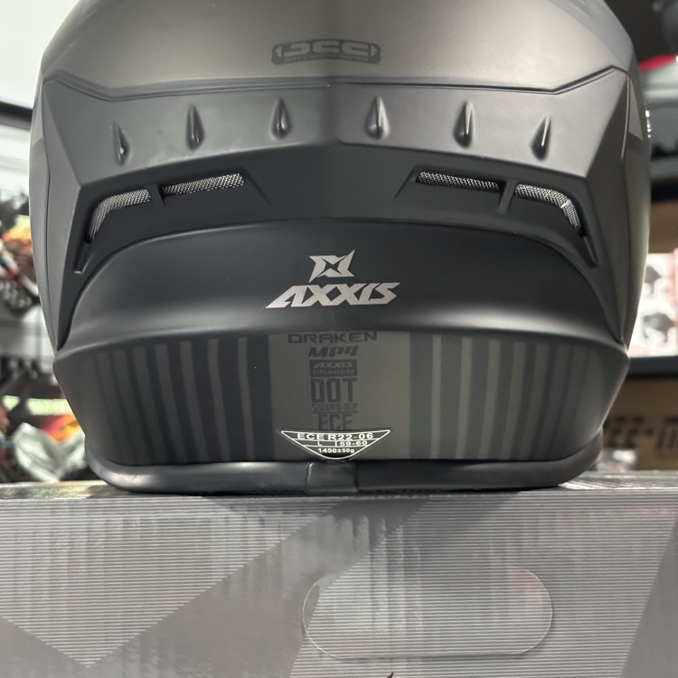 Axxis Draken S Kask MP4 B1 Matt Black