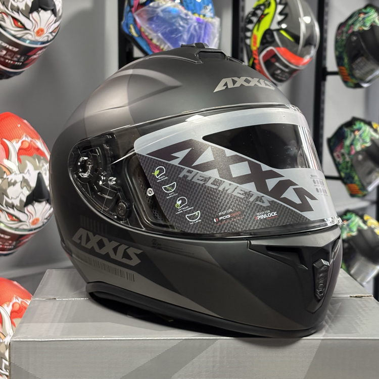 Axxis Draken S Kask MP4 B1 Matt Black