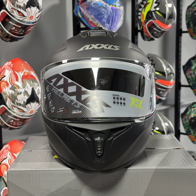 Axxis Draken S Kask MP4 B1 Matt Black