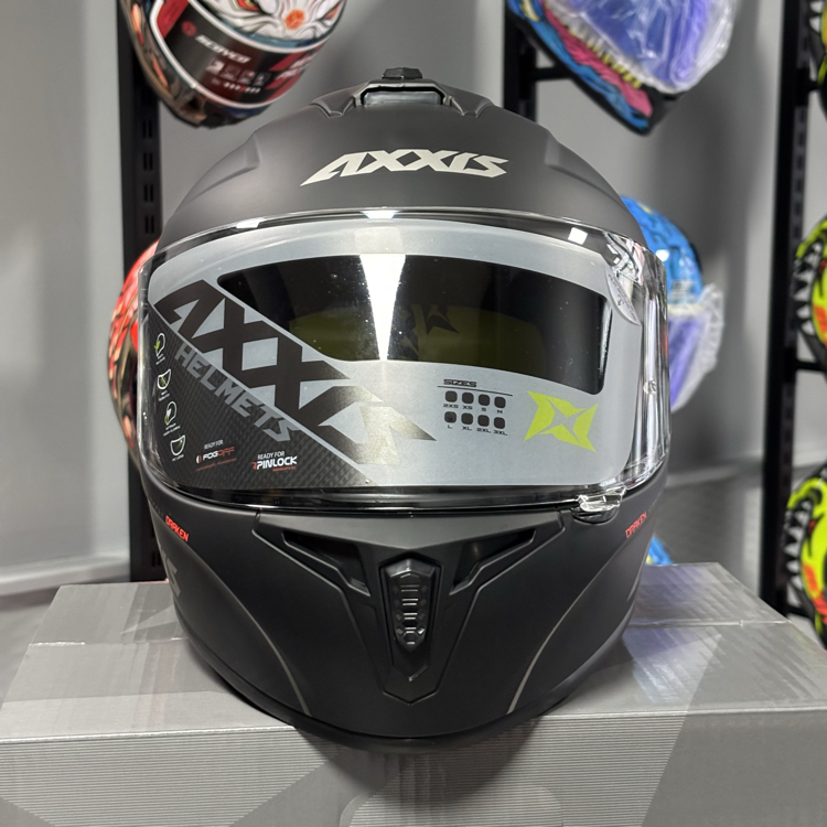 Axxis Draken S Kask Solid V2 Matt Black