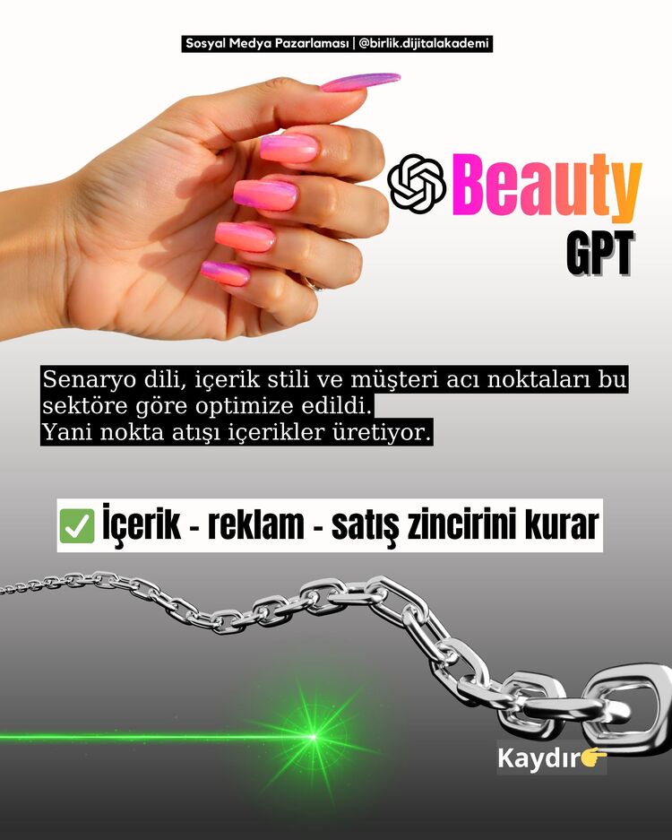 Güzellik GPT - ChatGPT Destekli İçerik & Reklam Asistanı