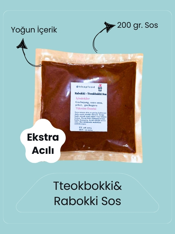 200 gr. Ekstra Acı Tteokbokki & Rabokki Sos