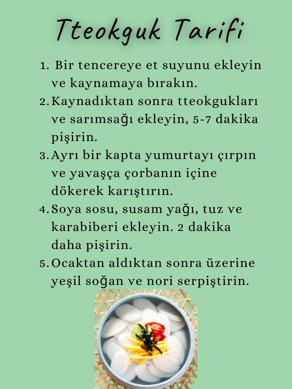 Sarımsaksız Teokbokki Seti - 10 Adet Pirinç Keki + 50 gr. Sarımsaksız Sos