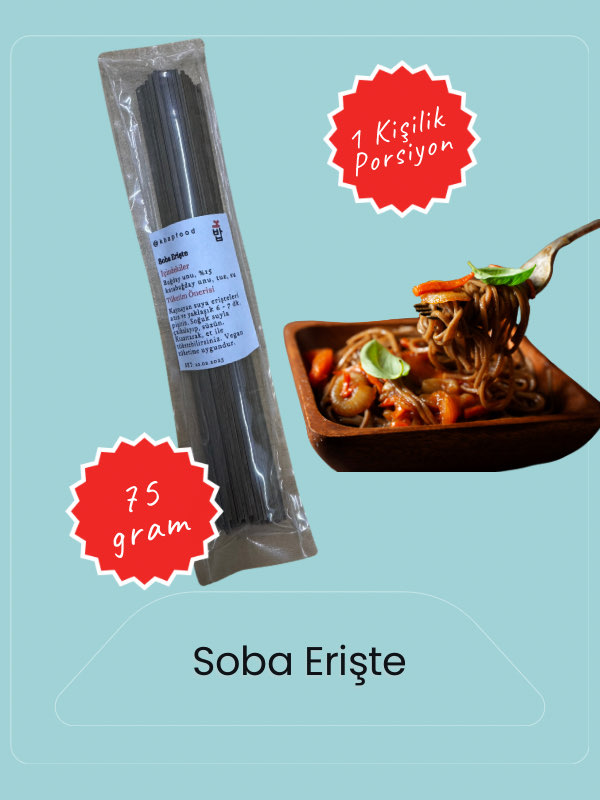 3’lü Erişte Seti - Udon, Soba, Ramen - 75. gr