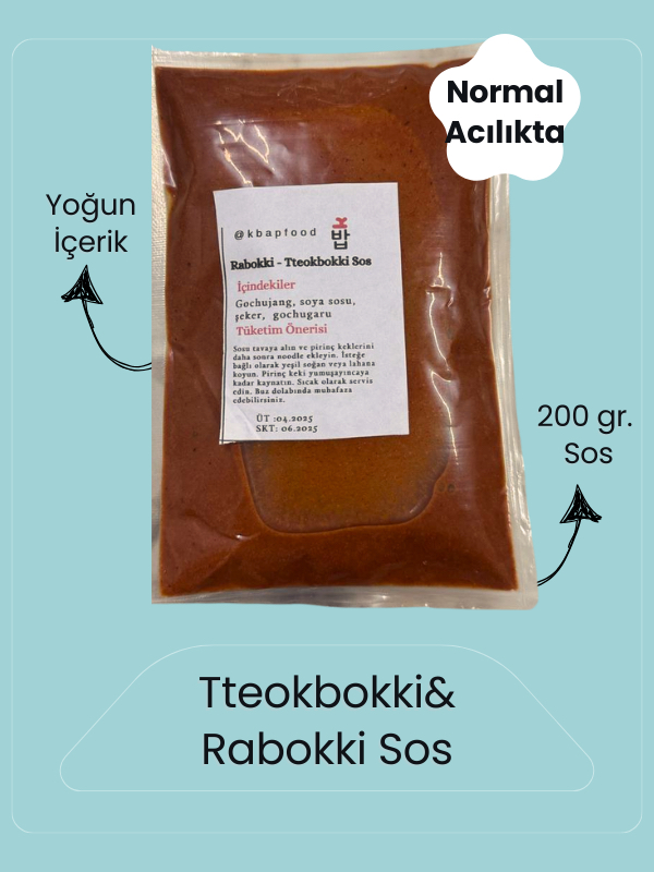 200 gr. Tteokbokki & Rabokki Sos