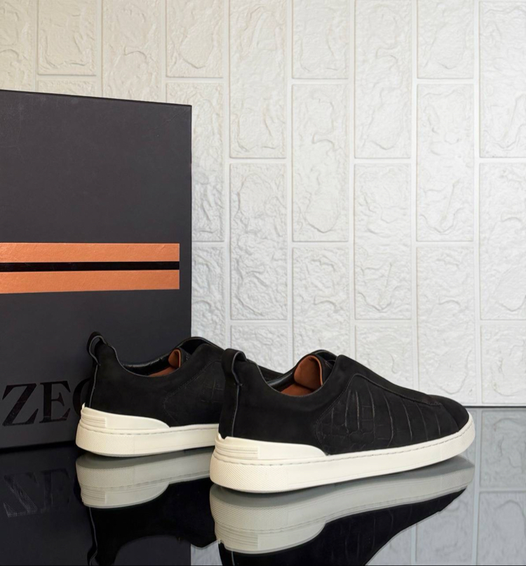 Zegna Crocodile Triple Stitch