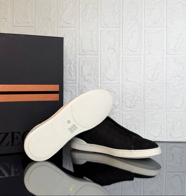 Zegna Crocodile Triple Stitch
