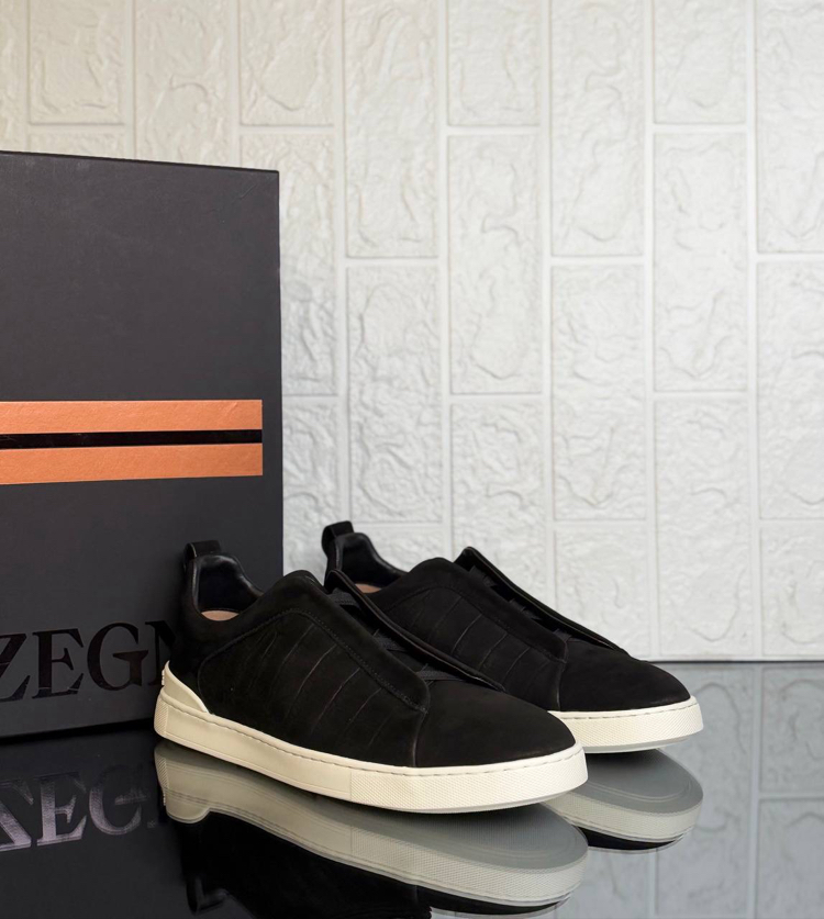 Zegna Crocodile Triple Stitch