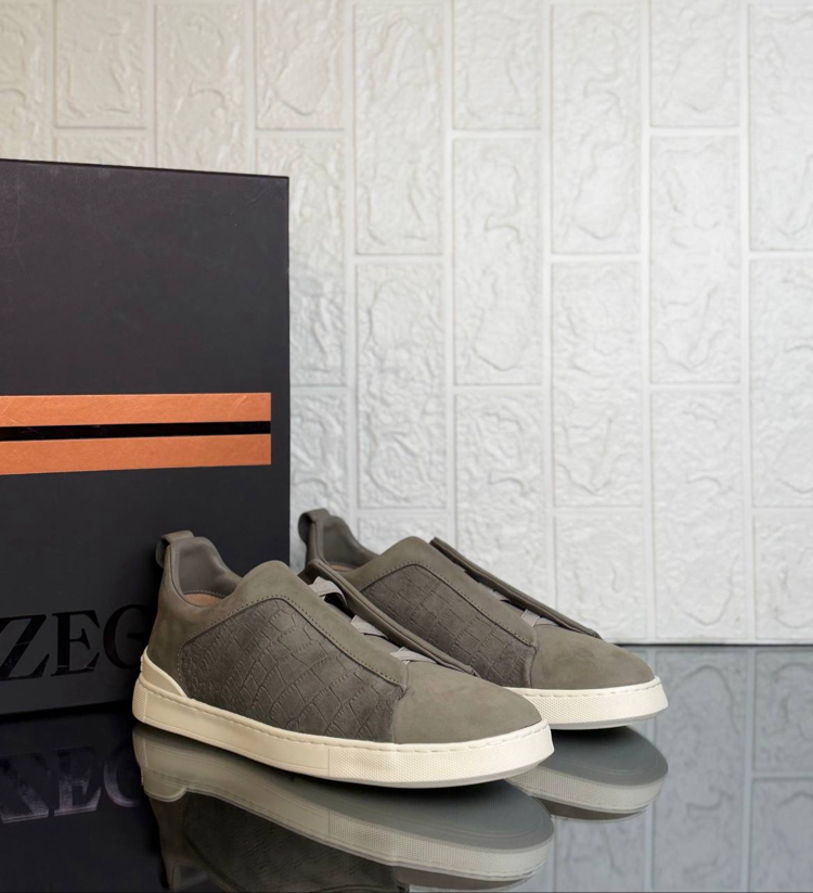 Zegna Crocodile Triple Stitch