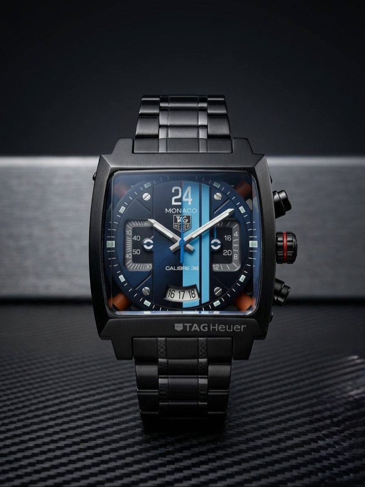 S1 TAG Heuer Monaco Twenty Four Calibre 36 Black Edition