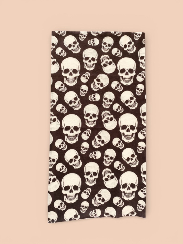 Kuru Kafa Desenli Çok Amaçlı Bandana Buff – Boyunluk