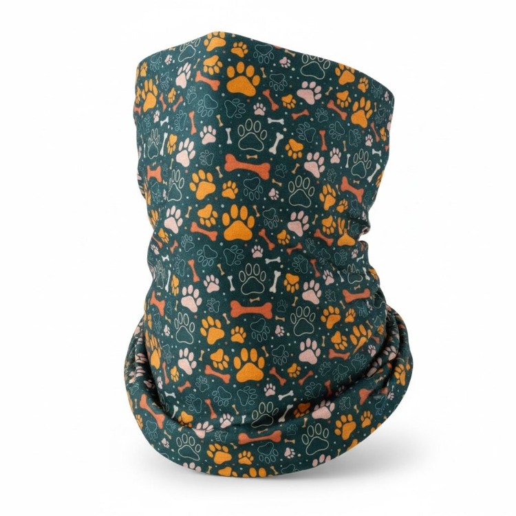 Pati Desenli Çok Amaçlı Bandana Buff –Boyunluk