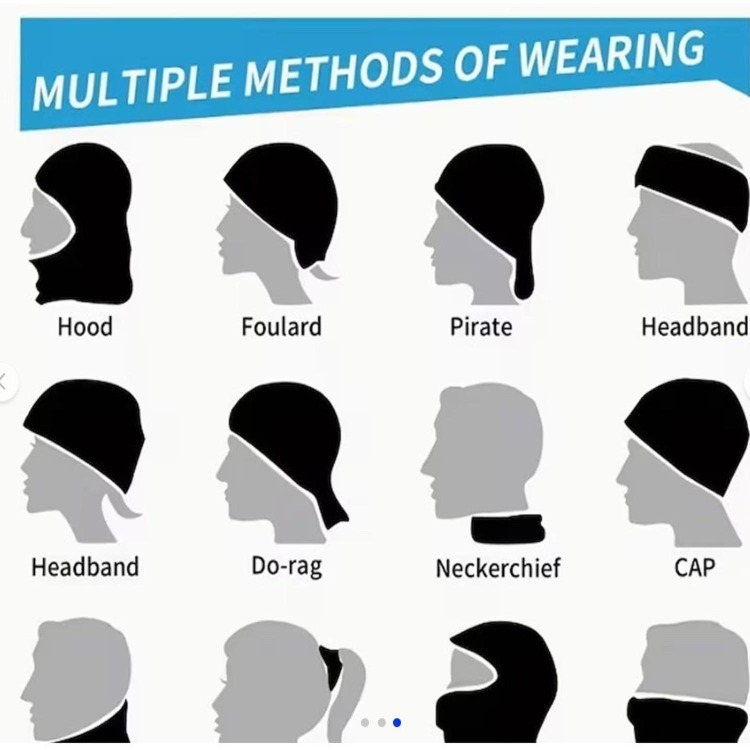 Kamp Temalı Çok Fonksiyonlu Bandana Buff – Boyunluk