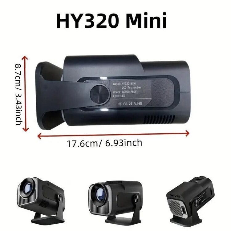 Hy320 Pro Ultra HD Projeksiyon Cihazı