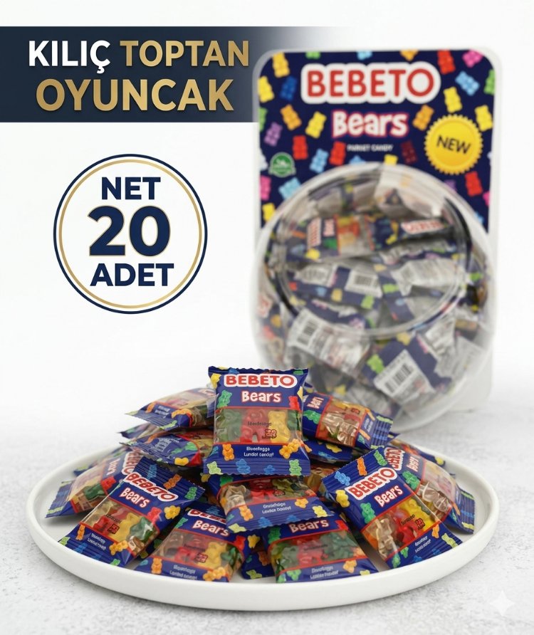 Bebeto Bears Ayıcık Jelibon 20 Adet