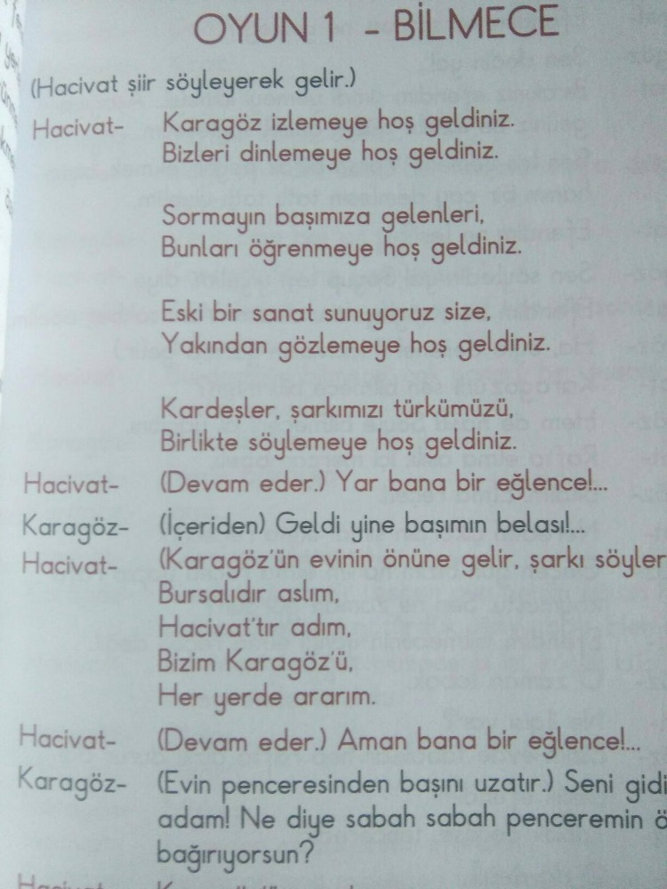 Hacivat Karagöz Sahne Seti