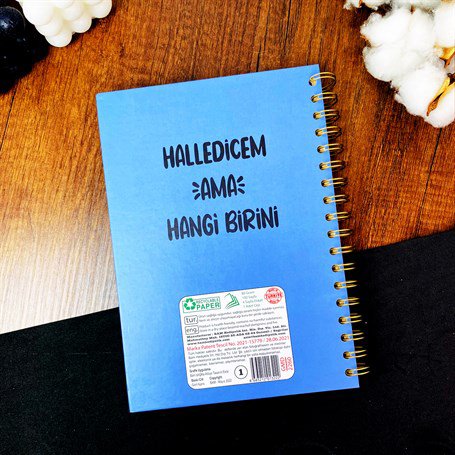 Halledicem Tasarımlı Konuşan Ajanda