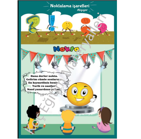 Noktalama İşaretleri Atışıyor Poster Seti