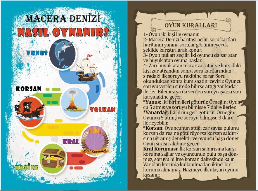 Tüm Sınıflar Macera Denizi (5,6,7,8)