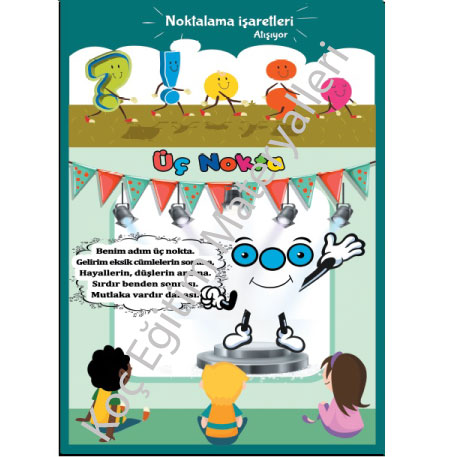 Noktalama İşaretleri Atışıyor Poster Seti