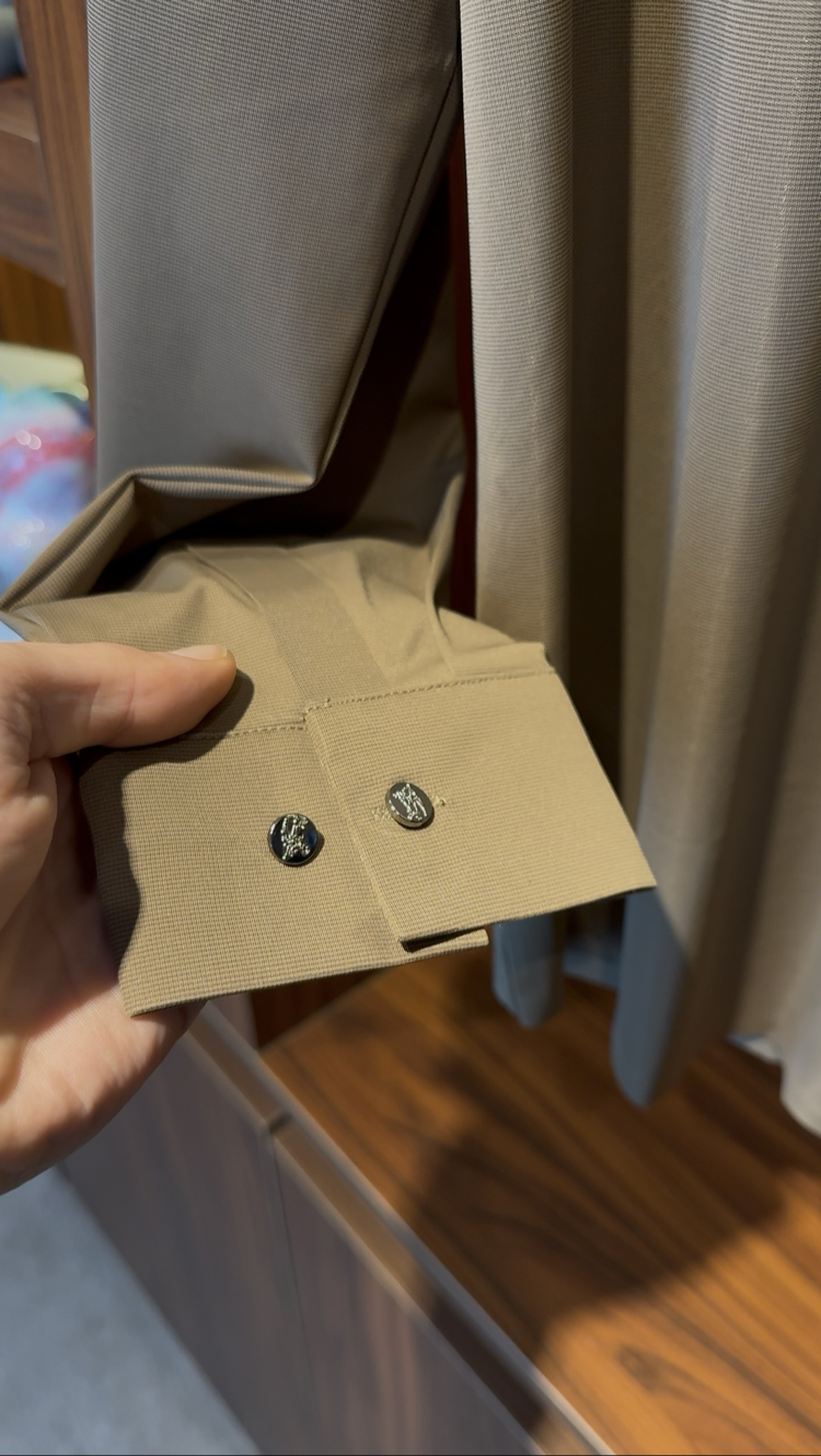 Burberry Özel Kumaş Kahve Gömlek