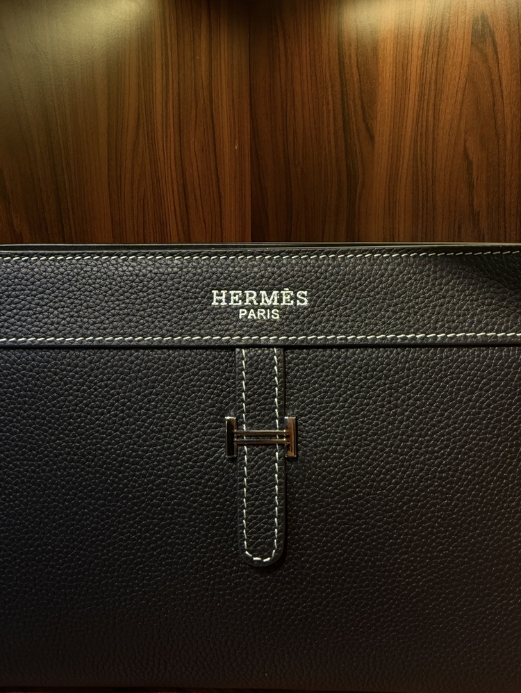 Hermes Siyah Clutch Bag ( Şifreli Kilit )
