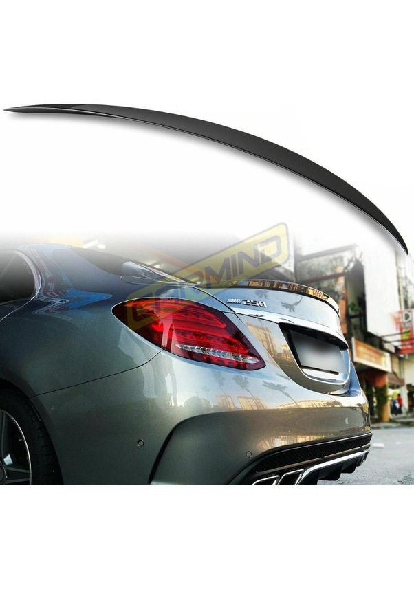 Mercedes W-205 Bagaj Üstü Piona Black Boyalı Spoiler