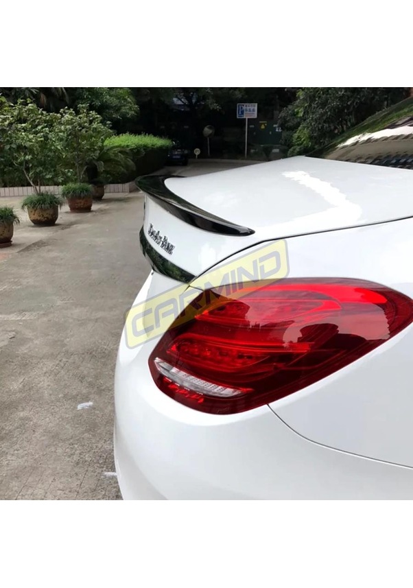 Mercedes W-205 Bagaj Üstü Piona Black Boyalı Spoiler