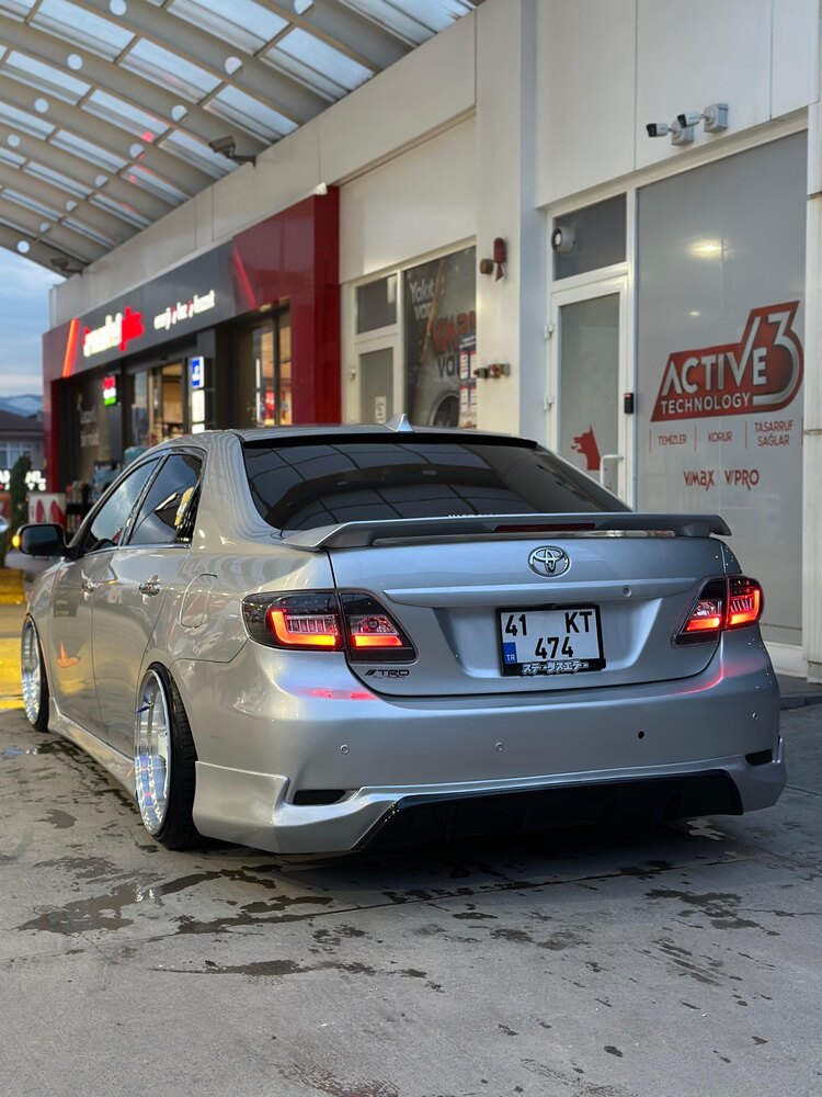 Corolla 2010-2012 Makyajlı Model Arka Tampon Eki