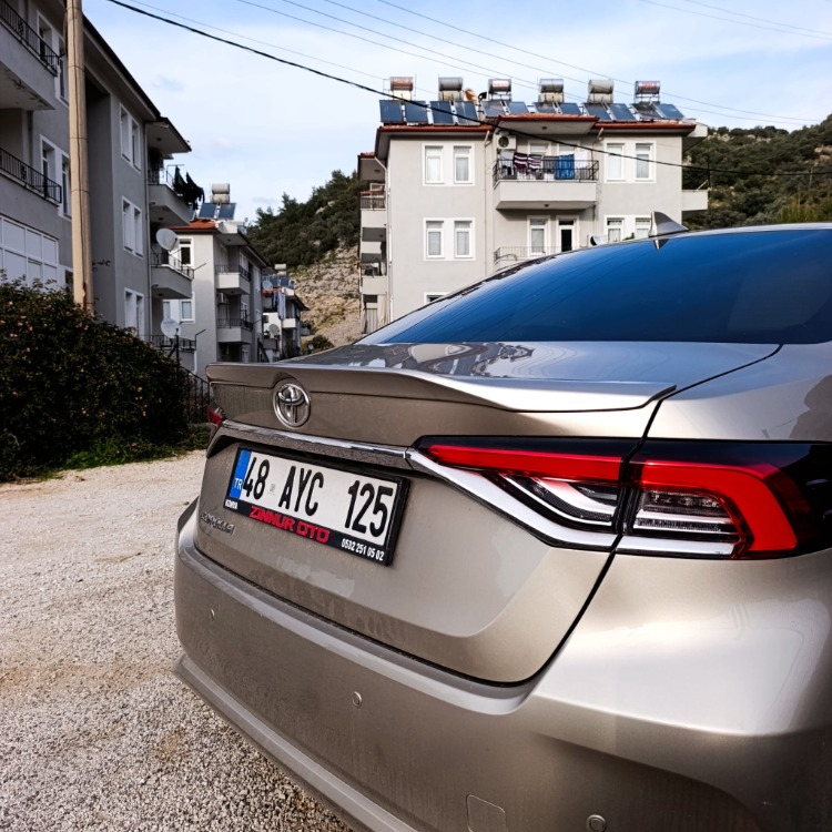 Corolla 2019-2026 GR Astarlı Spoiler Renk Opsiyonlu