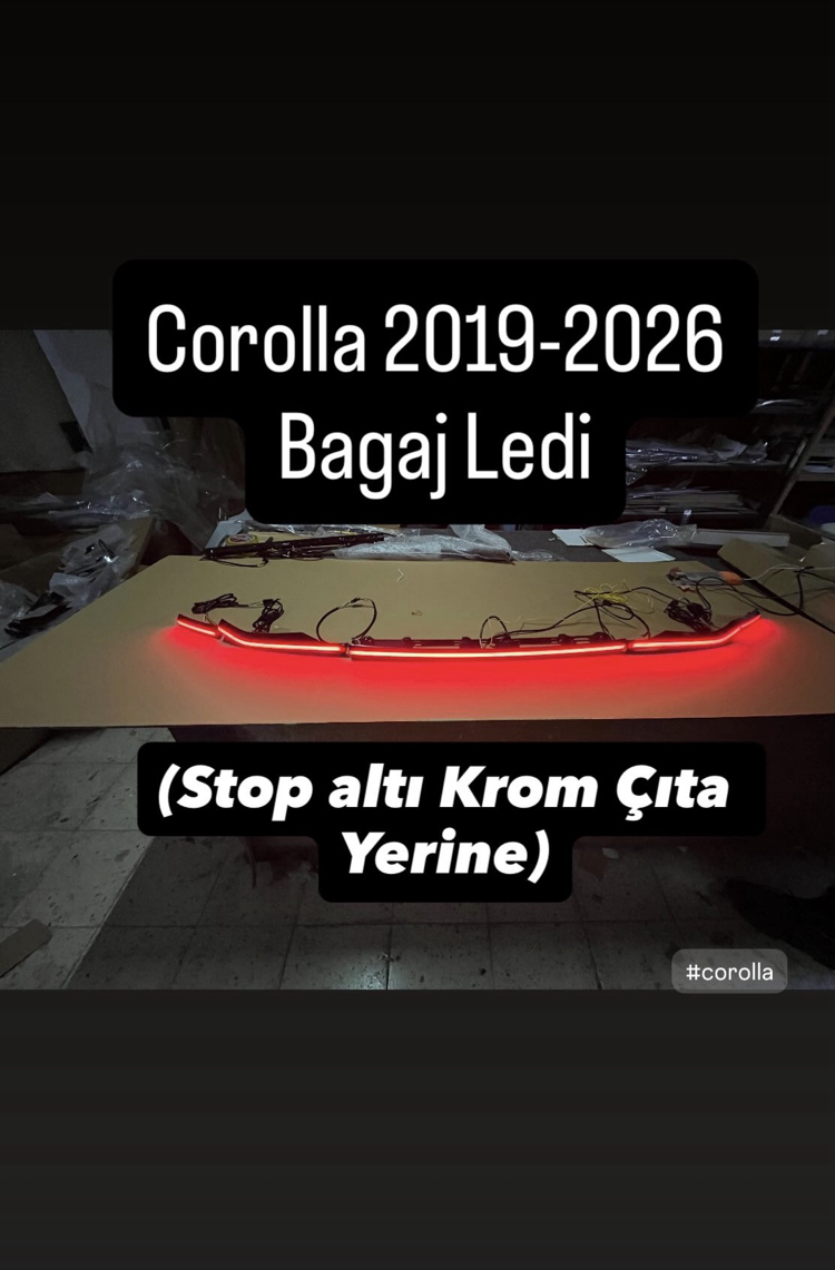 Corolla 2019-2026 Bagaj Kayar Ledi