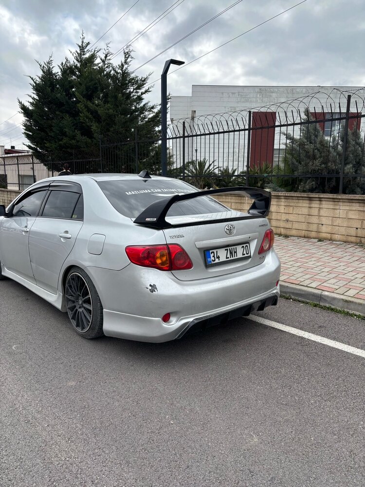 Corolla 2008-2010 Makyajsız Model Arka Tampon Eki