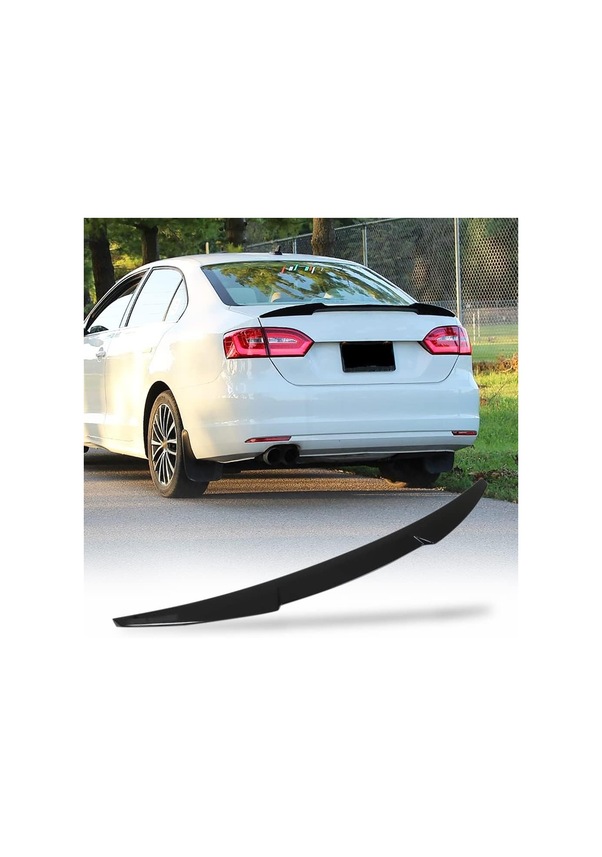 Volswagen Jetta 2011 2017 Parlak Siyah M4 Spoiler