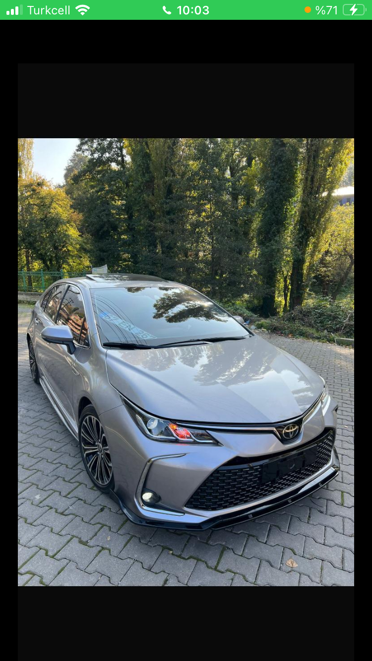 TOYOTA COROLLA 2019 - 2025 ÖN LİP TEK PARCA