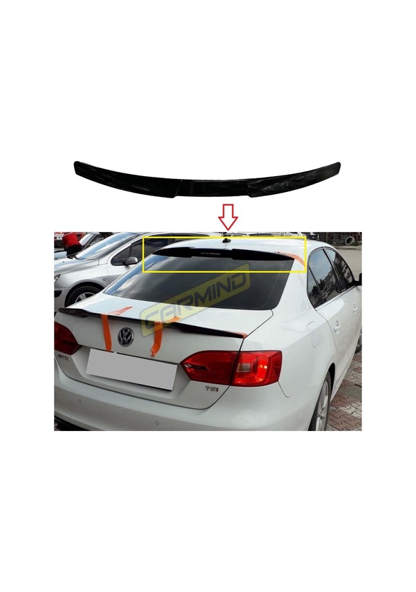 VOLKSWAGEN Jetta Sagitar AR 12 18 RS Cam Üstü Spoiler
