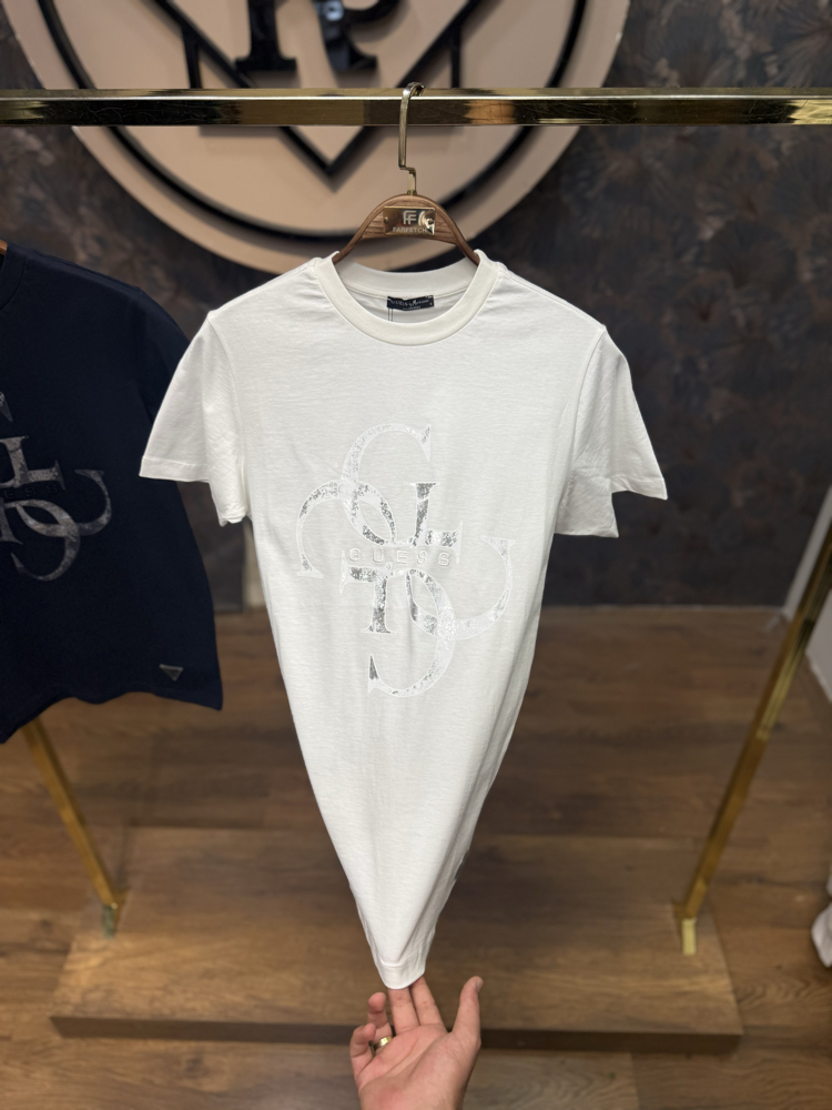 PREMIUM GSS BASKILI T-SHIRT (BEYAZ)