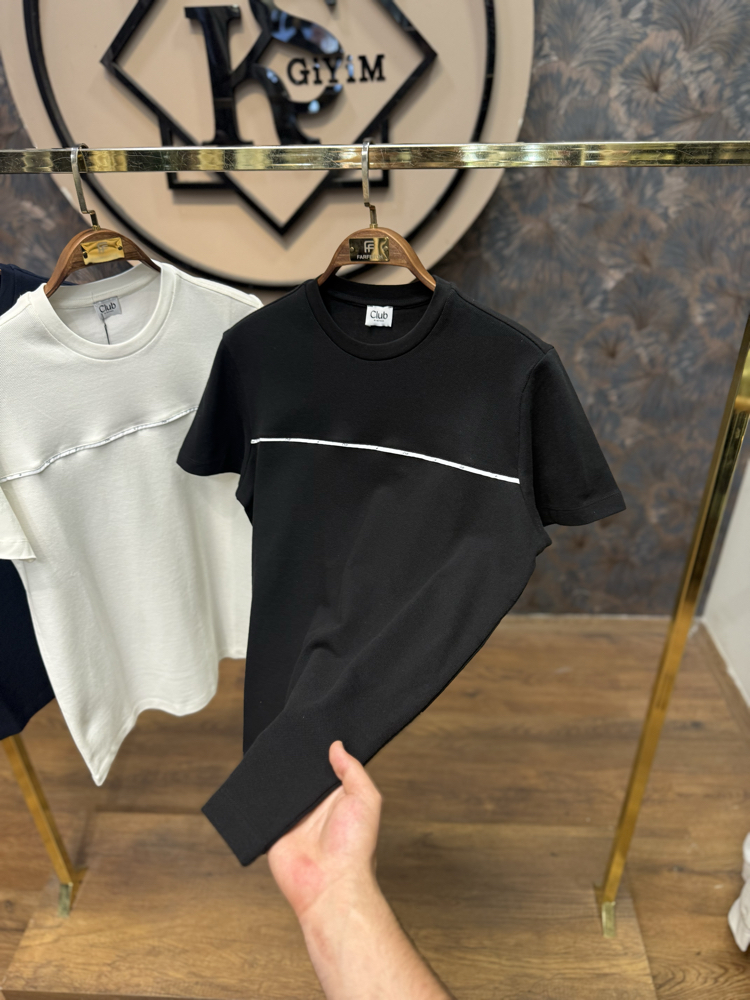 PREMIUM CLB BASİC PİKE T-SHIRT (SİYAH)